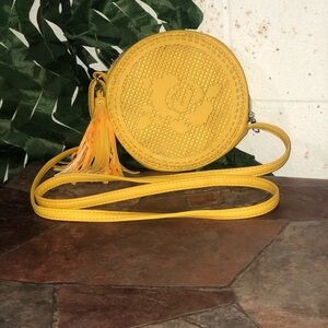 Yellow Designer Crossbody Bag